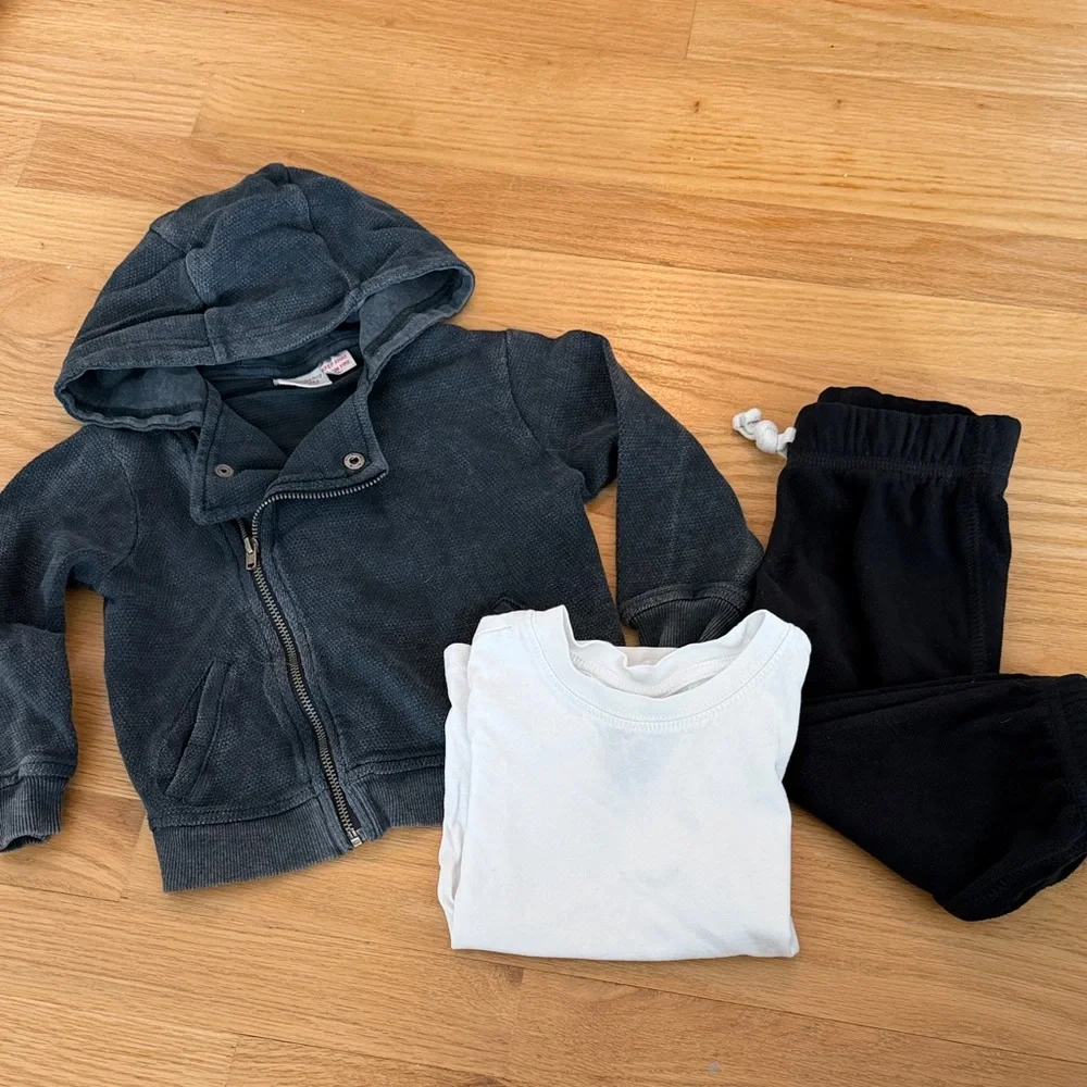 Toddler Zara, H&M 3 pc Trendy Jogger Bundle, Size 18-24 mo - Picture 2 of 10